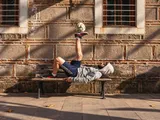 Freestyle voetbal en panna