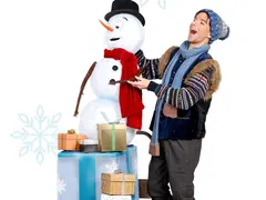 Frosty de zingende sneeuwpop