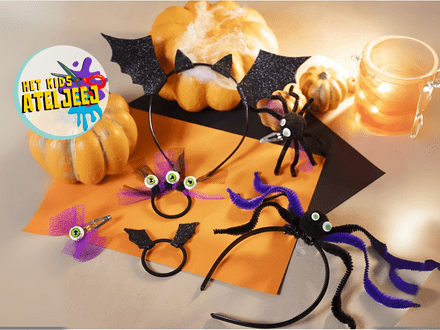 Het Kids Ateljeej - Workshop maak je eigen griezel haarbanden en clips!