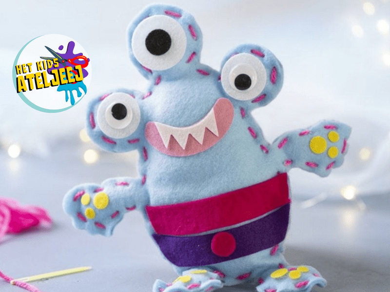 Het Kids Ateljeej - Workshop Vilt-monster maken