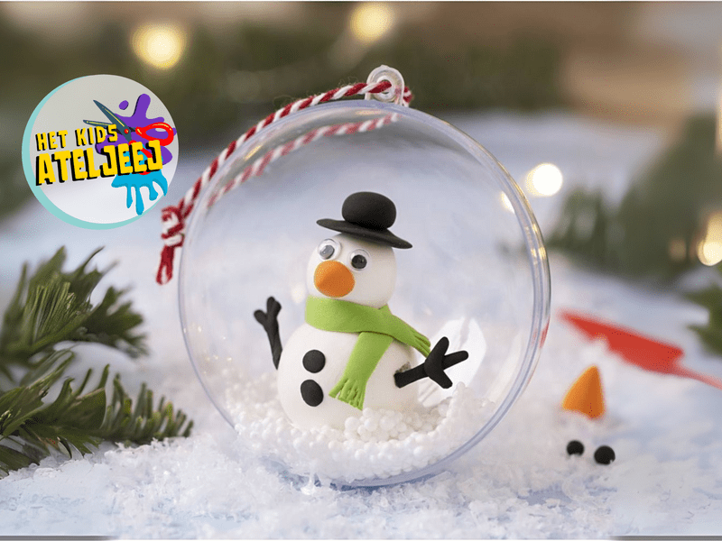 Het Kids Ateljeej -  Workshops Maak je eigen kerstbal!