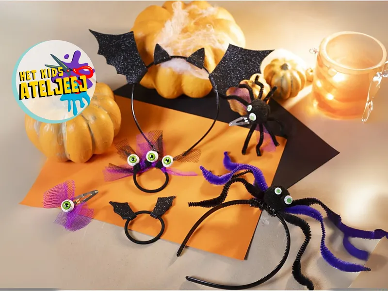 Het Kids Ateljeej - Workshop maak je eigen griezel haarbanden en clips!
