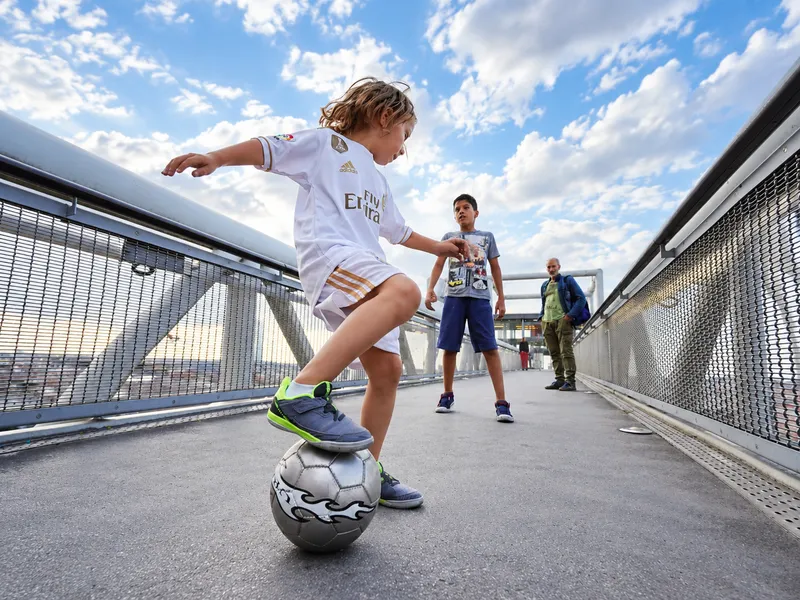 Freestyle voetbal en panna